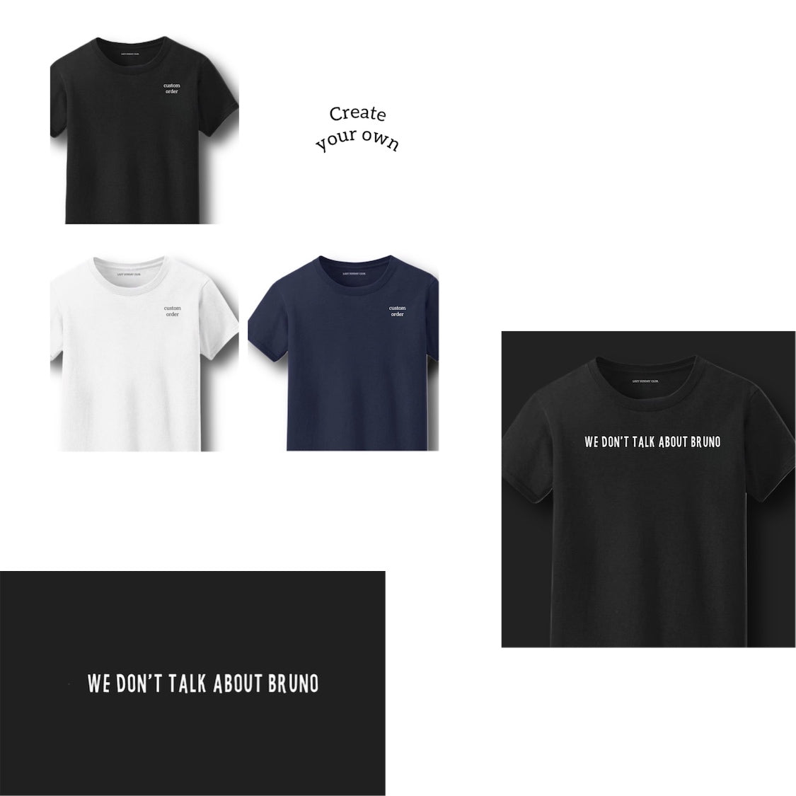 LAZY SUNDAY CLUB Custom Tee