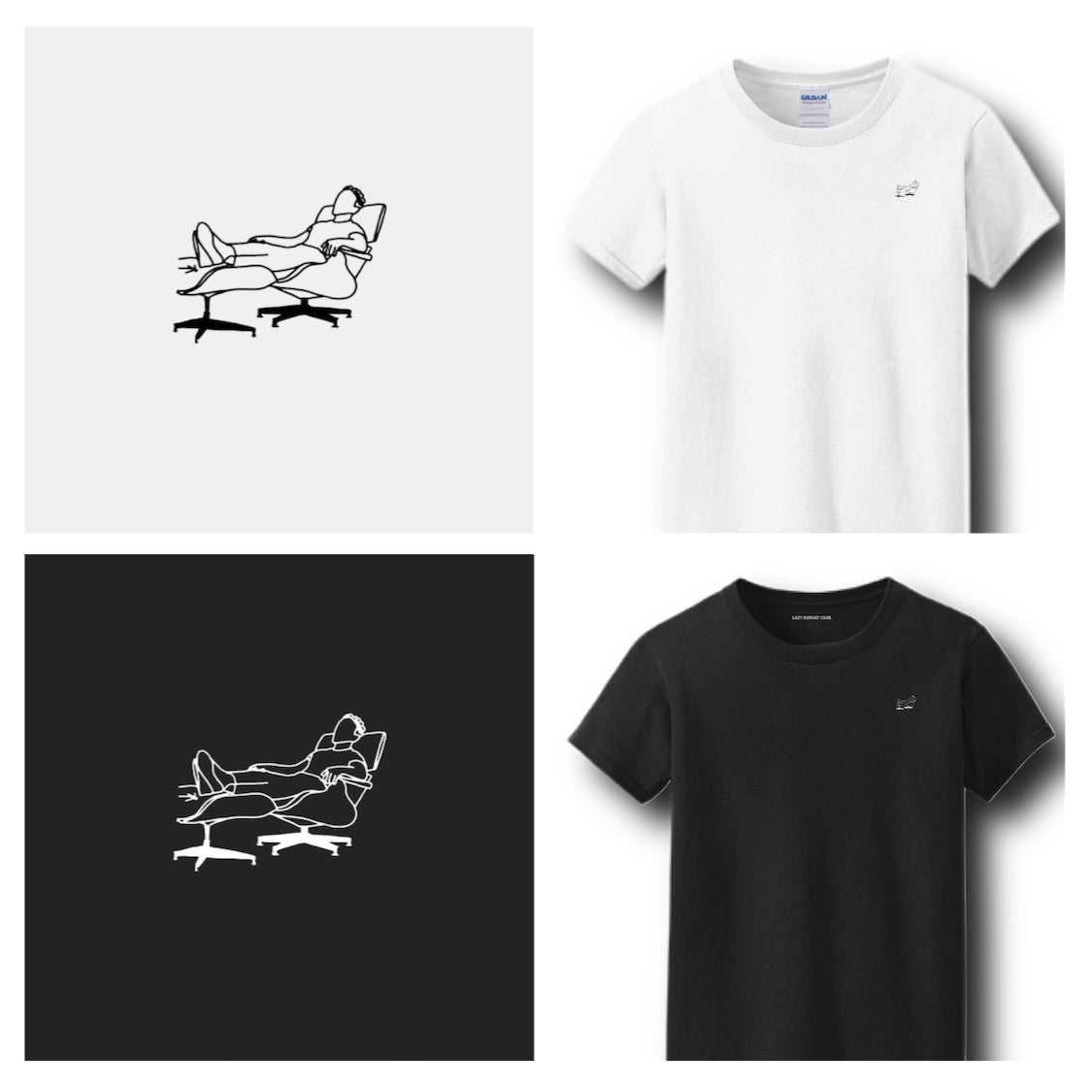 LAZY SUNDAY CLUB Custom Tee
