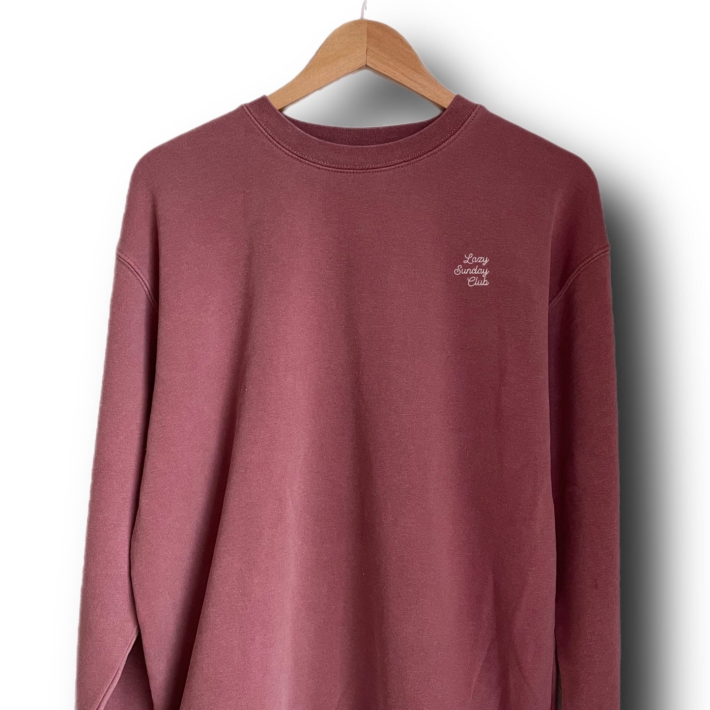 Lazy Sunday Club Maroon Sweatshirt